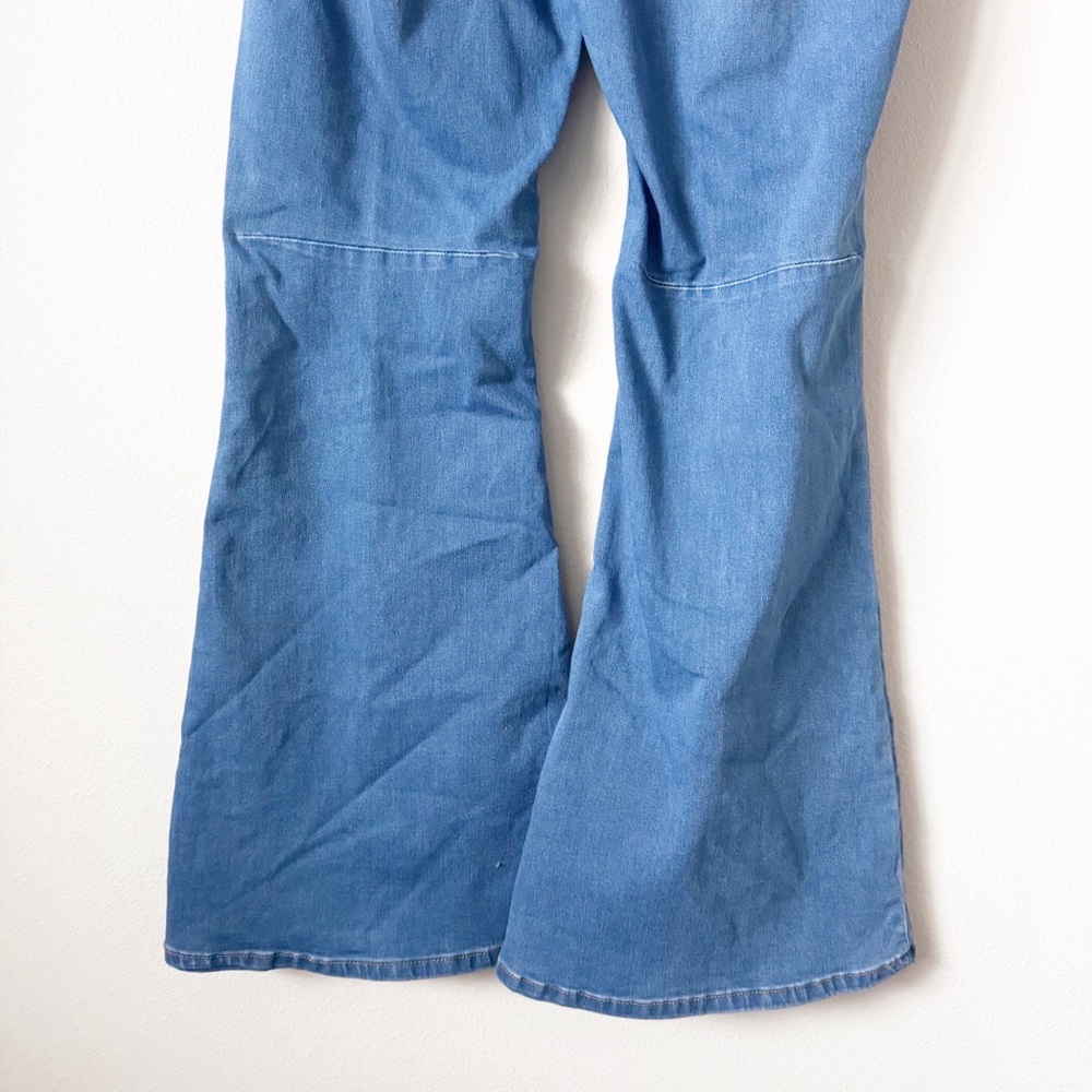 Free People Penny Pull On Flare Jeans 35 Short - Picture 7 of 12
